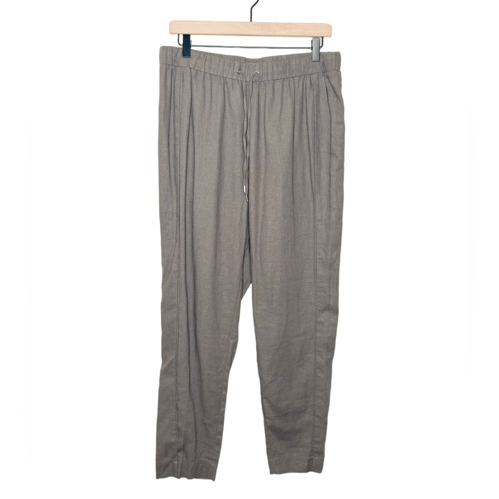 Anne Klein Gray Elastic Waist Pull-On Pants